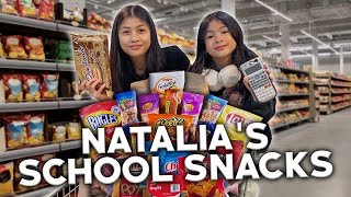 GROCERY SHOPPING FOR NATALIAS SCHOOL SNACKS  Chelseah Hilary [upl. by Yeknarf843]