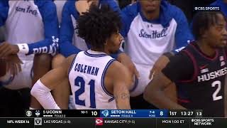 Seton Hall vs UConn  20231220  NCAAB Game [upl. by Amyas]