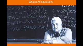 quotWhat is an Educationquot  ELITE CURRICULUM  John Taylor Gatto [upl. by Inar]