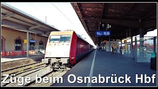 Viel Sonnenschein beim Osnabrück Hbf  Der Zug fährt ab  Bahnhof Osnabrück Hbf  Deutschland 2022 [upl. by Llewellyn932]