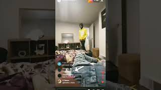 917 RACKZ confronts Jenn Carter on IG live comments [upl. by Rocker714]