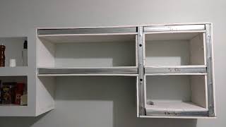 DIY Modern Kitchen Cabinets Gabinetes de cocina en tablaroca paso por paso [upl. by Jeunesse]