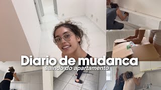 Diário de mudança  saindo do apartamento 🚚🧳 [upl. by Hittel]