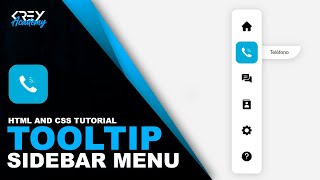 😮 Sidebar Menu HTML and CSS  ToolTip CSS ✅ [upl. by Jemmie]