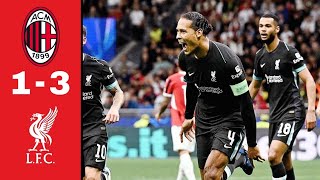 Ac Milan vs Liverpool Highlight 13 Pulisic Konate Van Dijk Szoboszlai Goal Champions League [upl. by Atinele]