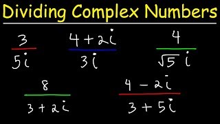 Dividing Complex Numbers [upl. by Rialc]