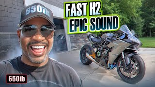 352HP Ninja H2 CRASHED Ducati Bike Night amp RACED Busa [upl. by Penman]