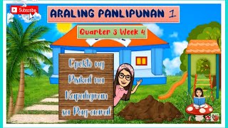 Epekto ng Pisikal na Kapaligiran sa Pagaaral Araling Panlipunan 1 Quarter 3 Week 4 Grade one [upl. by Atoiganap218]