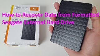 Accidentally Formatted Seagate External Hard Drive – How to Recover Data [upl. by Rehnberg921]