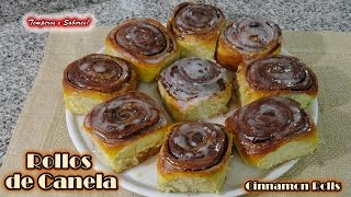 ROLLOS DE CANELA Cinnamon Rolls receta super fácil [upl. by Asiilanna]