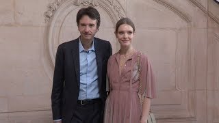 Natalia Vodianova Antoine Arnault at Dior Photocall in Paris [upl. by Molohs981]