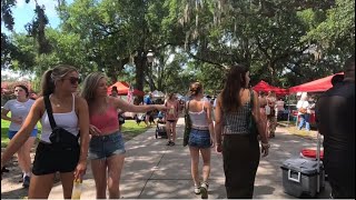 Walking the Farmer’s Market Forsyth Park Savannah GA June 29 2024 [upl. by Odnumyer]