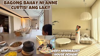 BAGONG BAHAY NI ANNE CURTIS NAPAKALAKI VERY MINIMALIST DESIGN LANG 😍 GANDA NG KITCHEN NI ERWAN [upl. by Yra]