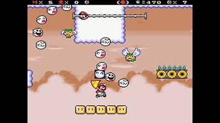 SMW Custom Level  Sky Bridge Planet Hard [upl. by Berkow538]