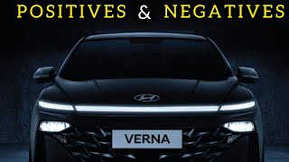 Hyundai Verna 2024 Positives amp Negatives  Verna Pros amp Cons [upl. by Olney997]