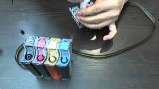 How to prime Epson continuous ink system CISS [upl. by Zednanreh]