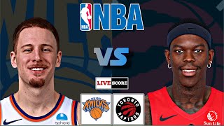 Toronto Raptors vs New York Knicks  NBA Live Scoreboard [upl. by Mchail135]