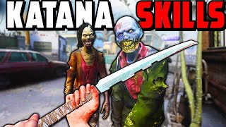 Walking Dead VR Proves Katanas Are The Ultimate Zombie Slayer Part 5 [upl. by Anahpos]