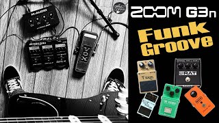 ZOOM G3n FUNK GROOVE Cory Wong style  Clean TWah Phaser TS808 RAT  G3xn G5n [upl. by Thrasher]