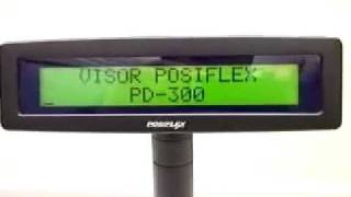 Visor Posiflex PD 300 [upl. by Dnaletak]