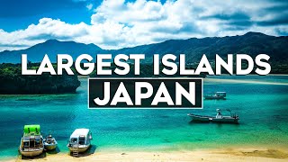 Top 10 Largest Islands in Japan  Travel Video 2024 [upl. by Ardnoed]