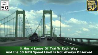 Delaware Turnpike I95 amp I295 North to NJ PA [upl. by Nats]