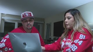 49ers fans book tickets to Vegas for vibe but cant afford Super Bowl [upl. by Cassie]