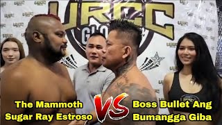 Boss Bullet Vs The Mammoth Nagkainitan sa Weighin at FaceOff BossBulletAngBumanggaGiba [upl. by Belita378]