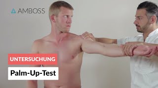 PalmUpTest  Orthopädie  Untersuchung der Schulter lange Bizepssehne  AMBOSS Video [upl. by Asen]