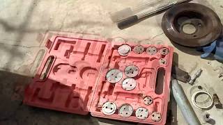 Reparatie etrier spate Opel Astra G  How to repair rear caliper [upl. by Idissak]