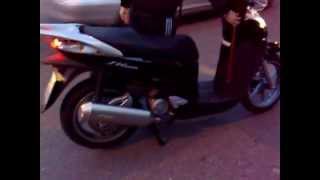 Honda SH 300 con 4road senza dbkiller [upl. by Esdras147]