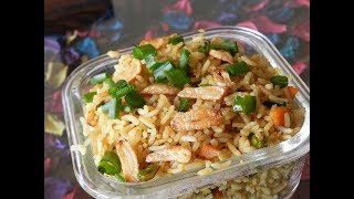 Veg Burnt garlic fried rice recipe [upl. by Lipscomb]