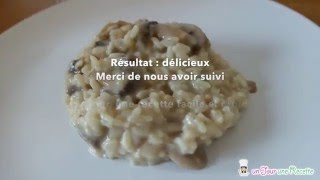 Recette du risotto aux champignons au Cookeo Moulinex [upl. by Aliakim]