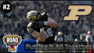 Proving To be a Start at Purdue l Road to Glory  Improviser QB l Episode 2 [upl. by Atnes]