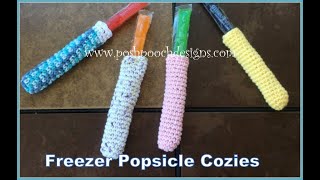 Freezer Popsicle Cozies Crochet Pattern [upl. by Penrose]