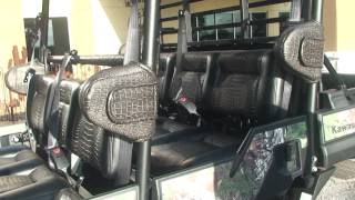 Kawasaki MULE PROFXT Custom Lift Kit Top Seats amp more at UVC Powersports [upl. by Aihsekan]