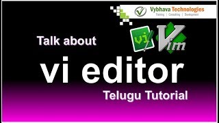 Talk about vi editor ఎడిటర్ నేర్చుకొందాం Telugu Tutorial Part1 [upl. by Annair154]