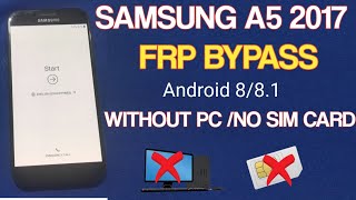 Samsung a5 2017 frp bypass Samsung A520F frp bypassSAMSUNG GALAXY A5 FRP BYPASS 800 without pc [upl. by Blunk736]