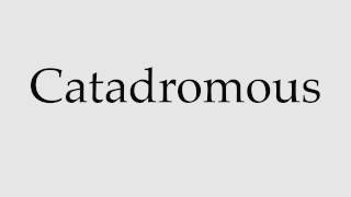 How to Pronounce Catadromous [upl. by Lielos]