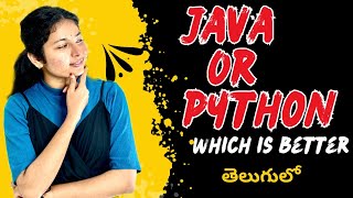 Java vs Python Which is Better  Explained in Telugu [upl. by Valencia]