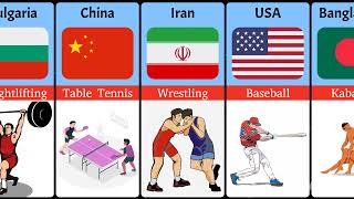 National Games From Different Countries A Global Sports Journey [upl. by Orville]