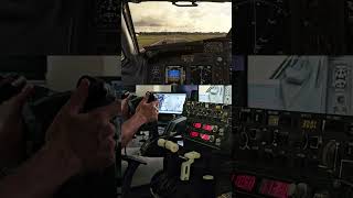 Takeoff Rotterdam  B7378 MSFS pilotlife cockpit cockpitviews aviation msfs2020 landing [upl. by Aihsyt]