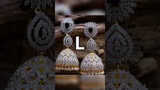 Choose your name first latter and see your jhumka latestcollection2024 viral newfancydesigner [upl. by Heathcote174]