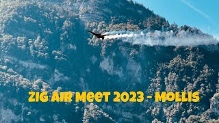 ZIG Air Meet Mollis 4k  International Military Airshow in the Swiss Alps [upl. by Immaj611]