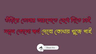 Chokher Joler Hoyna Kono Rang Karaokeচোখের জলের হয়না কোনো রঙ কারাওকেBengali Karaoke [upl. by Niriam318]