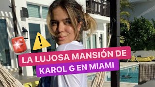 ⚠️La lujosa mansión de Karol G en Miami [upl. by Stinson]