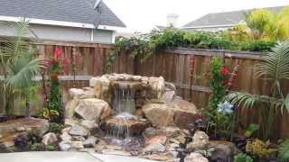 Pondless Natural Rock Waterfall in Carlsbad CA [upl. by Ynhoj]