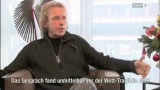 Kurz vor dem «Wetten dass »Unfall Thomas Gottschalk im Interview [upl. by Aihseuqal]