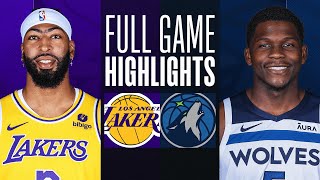 LAKERS at TIMBERWOLVES  FULL GAME HIGHLIGHTS  December 30 2023 [upl. by Zampino]