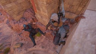 Assassins Creed Origins Master Assassin  Stealth Outpost Clearing  Gameplay 25 [upl. by Ennayllek]